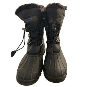 Mountain Warehouse Boy's Snow Boots Size 5 Black‎